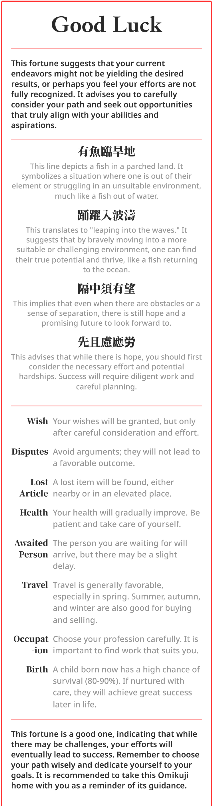 Interpretation of the Oracle